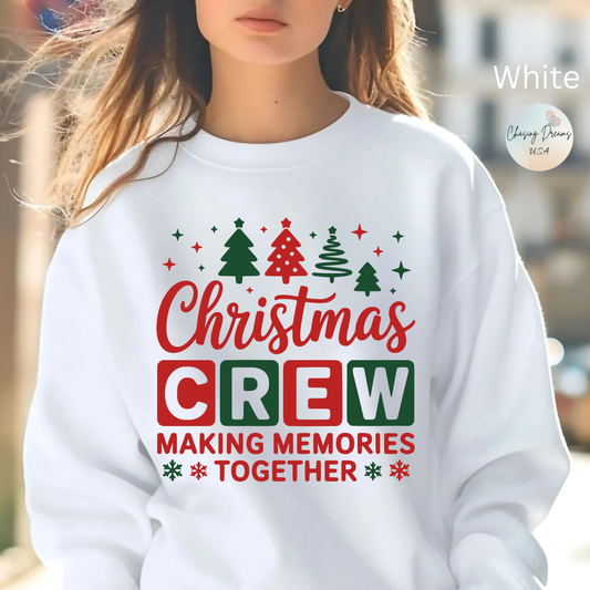 🎄✨ Christmas Crew Sweatshirt – Matching Holiday Outfit for Festive Fun