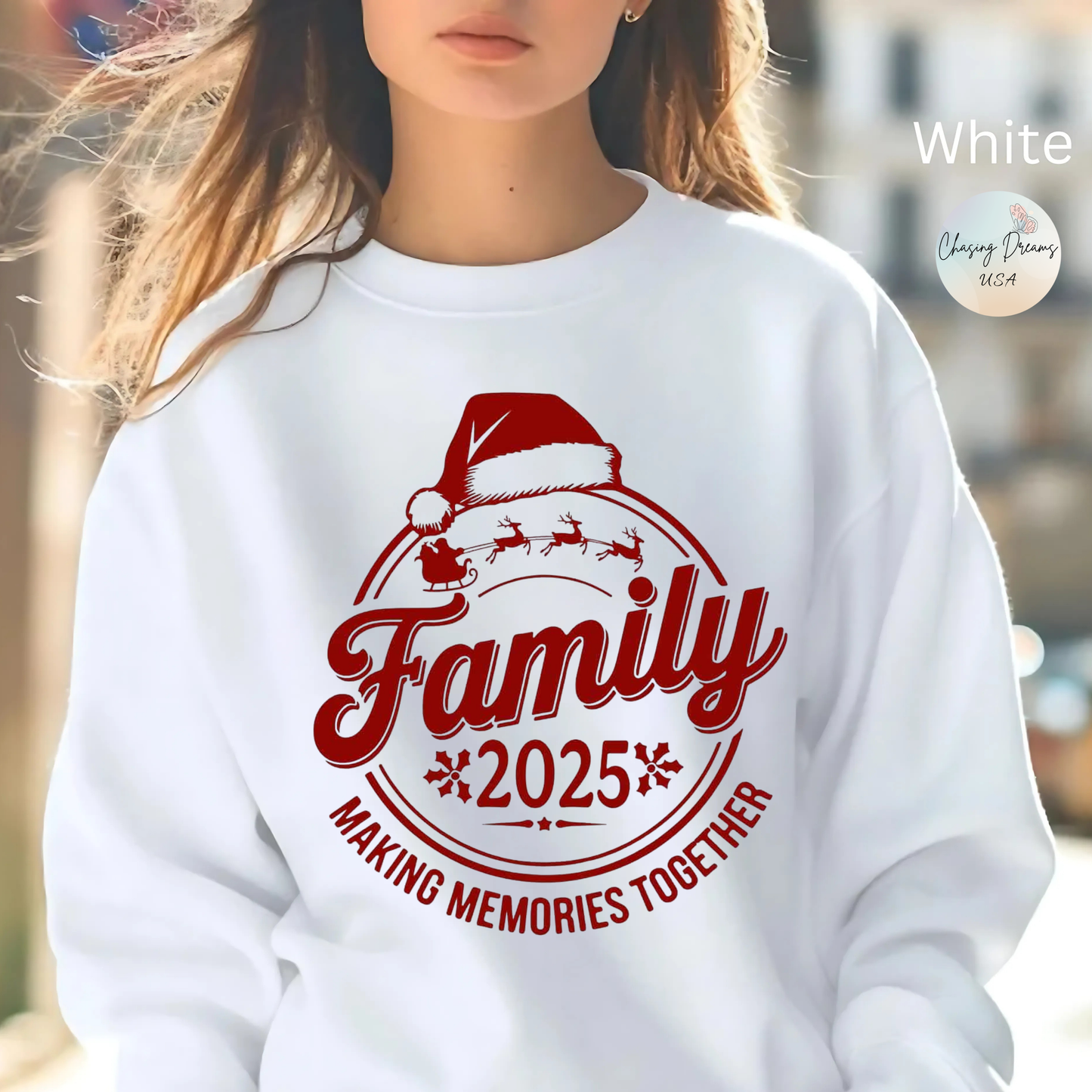 🎅❤️ Family 2025 Christmas Sweatshirt – Making Memories Together 🌟✨