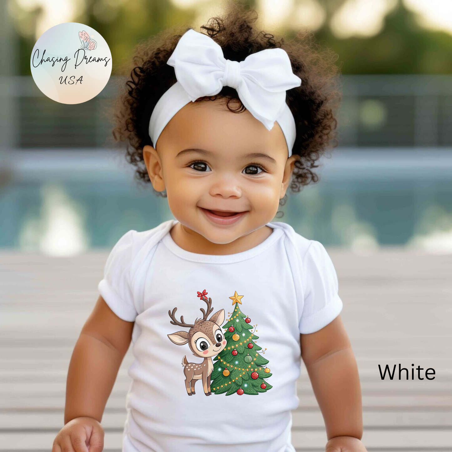 🎄 Little Reindeer Christmas Baby Onesie – Sweet Holiday Snuggle Outfit