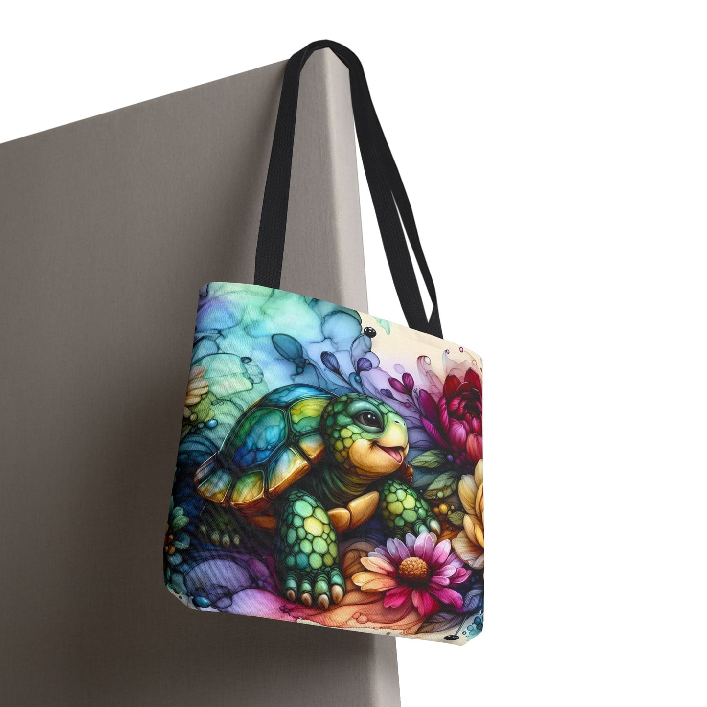Bolsa de mano - Diseño de tortugas coloridas