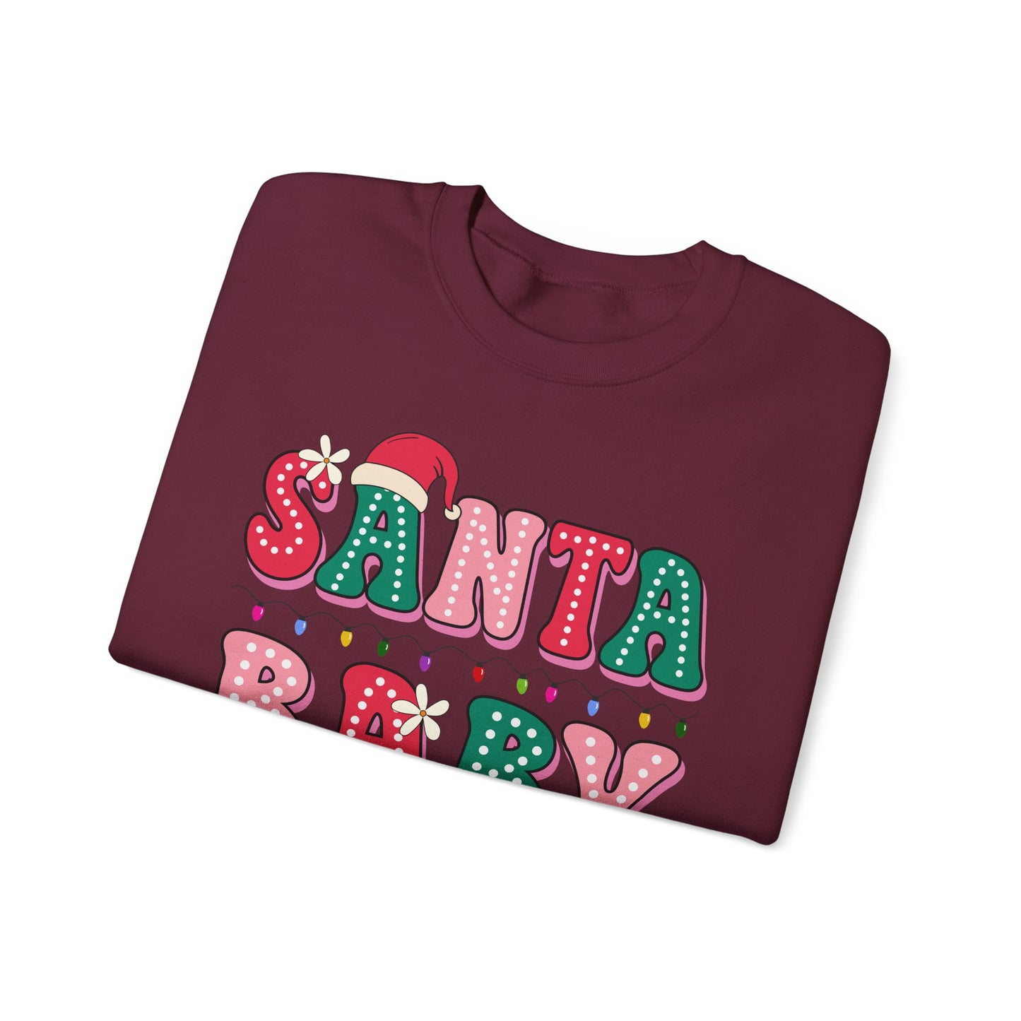🎅✨ Santa Baby Retro Sweatshirt – Cute & Festive Holiday Style