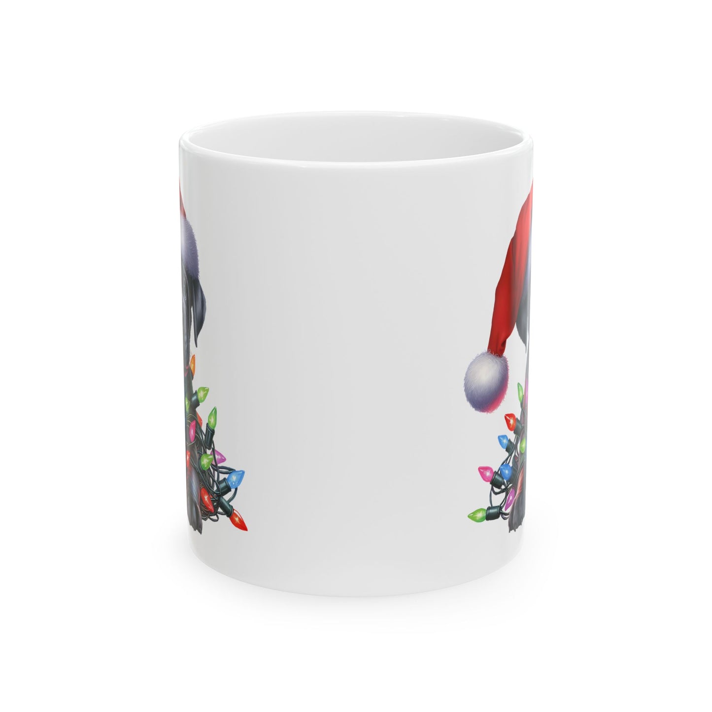 🎄 Cane Corso Christmas Lights Mug – Big Pup Energy for the Holidays 🎅🐾
