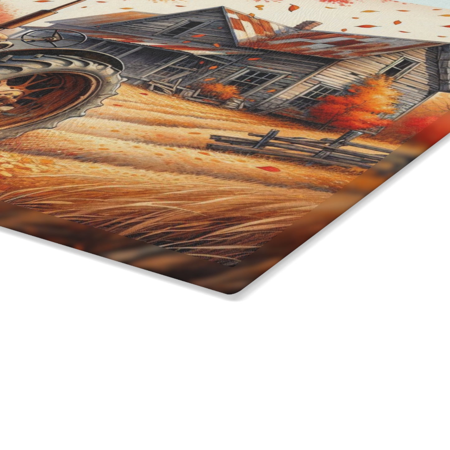 🚜 Rustic Tractor Cutting Board – Vintage Harvest Vibes for Your Farmhouse Kitchen