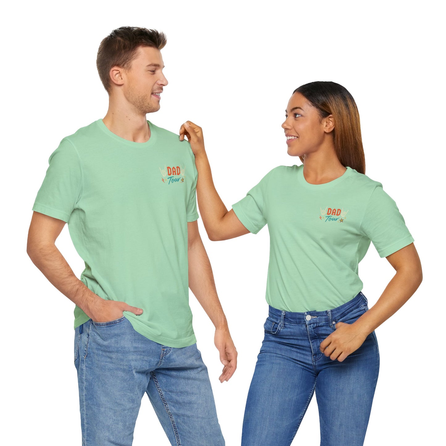🎤 DAD TOUR – Camiseta divertida para papá inspirada en un concierto