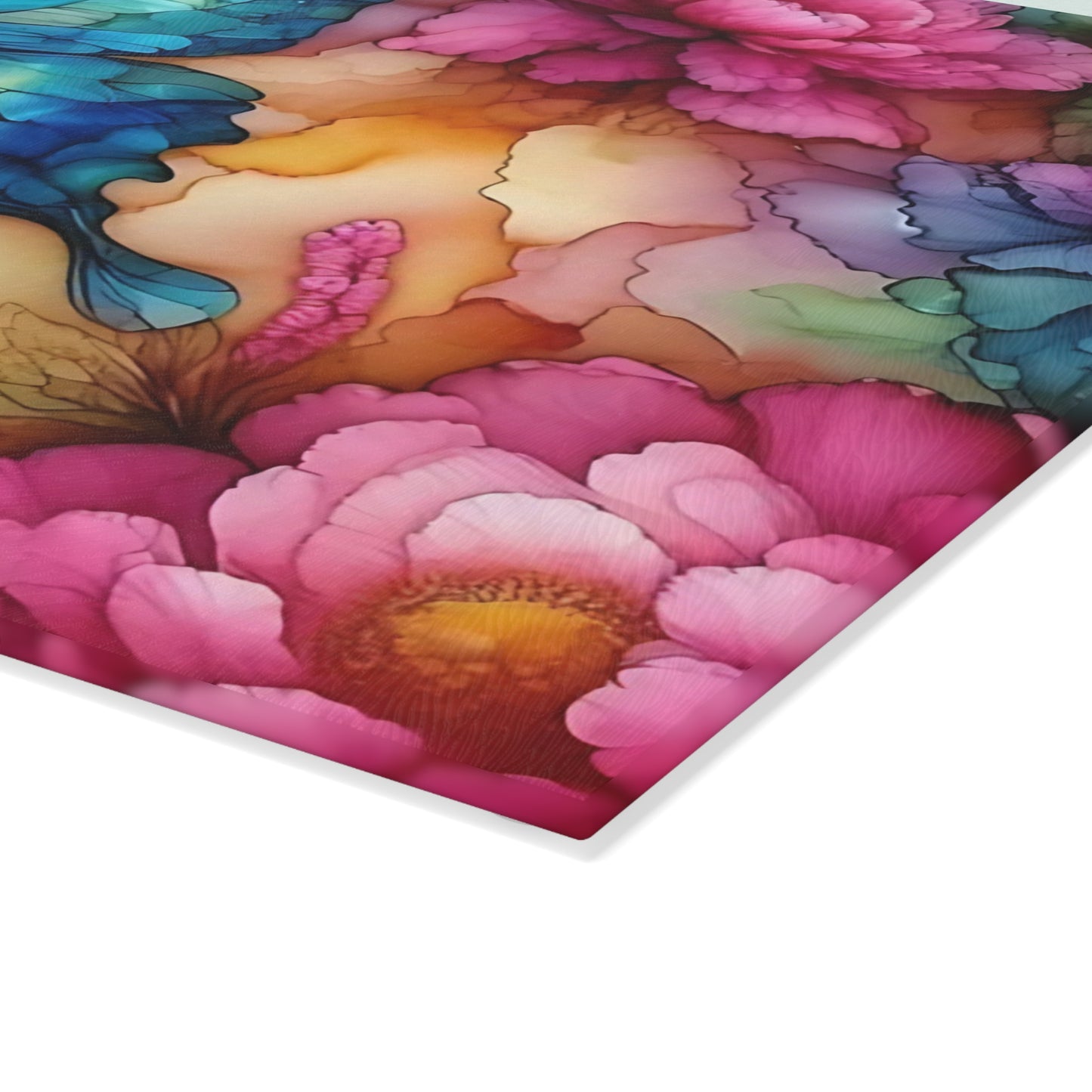 🦋 Blooming Butterfly Cutting Board – Graceful Floral Elegance for Your Kitchen