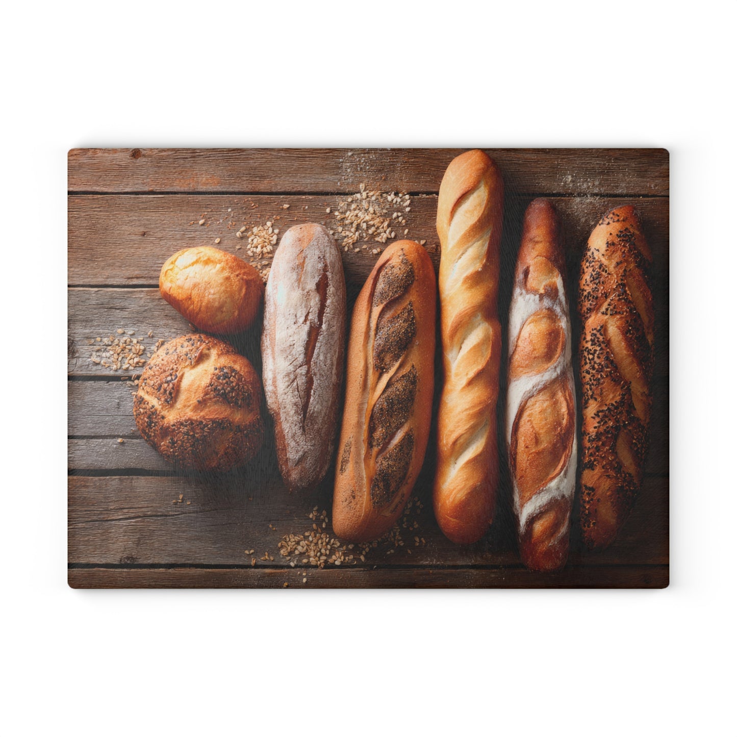 🥖✨ Rustic Baguette & Artisan Bread Cutting Board – Farmhouse Charm for Your Kitchen 🍞