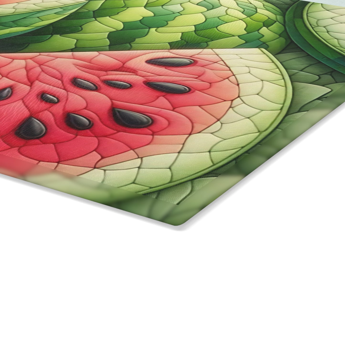 🍉 Juicy Watermelon Glass Cutting Board – Sweet Summer Kitchen Vibes