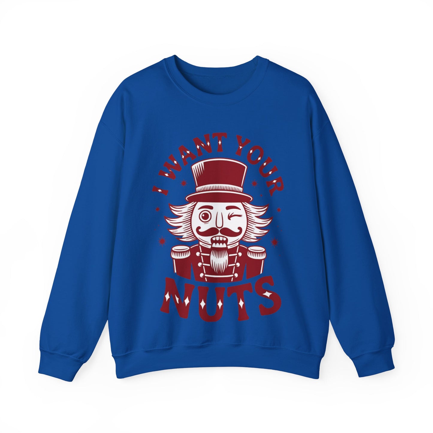 🎄😂 I Want Your Nuts Sweatshirt – Funny Nutcracker Christmas Pullover for Women