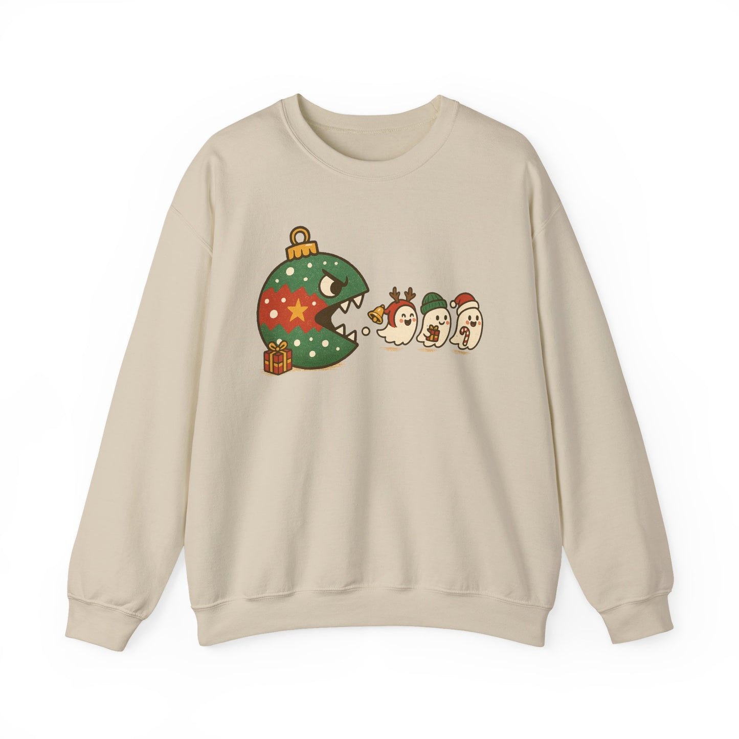 👻🎄 Chompmas Ghost Sweatshirt – Festive, Funny & Cozy 🎁✨
