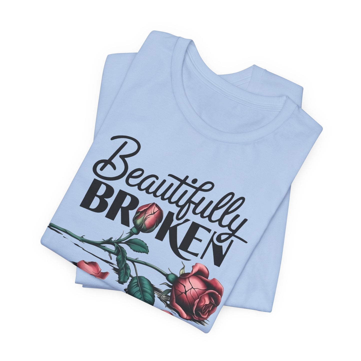 Camiseta Rosa “Beautifully Broken”: una camiseta empoderante con una elegancia suave