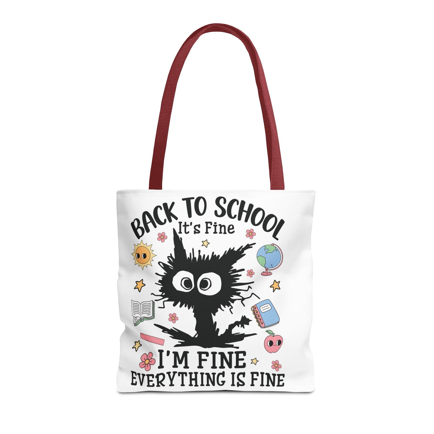 👀 I See Smart People Tote – Kawaii School Vibes with a Clever Twist 🍎