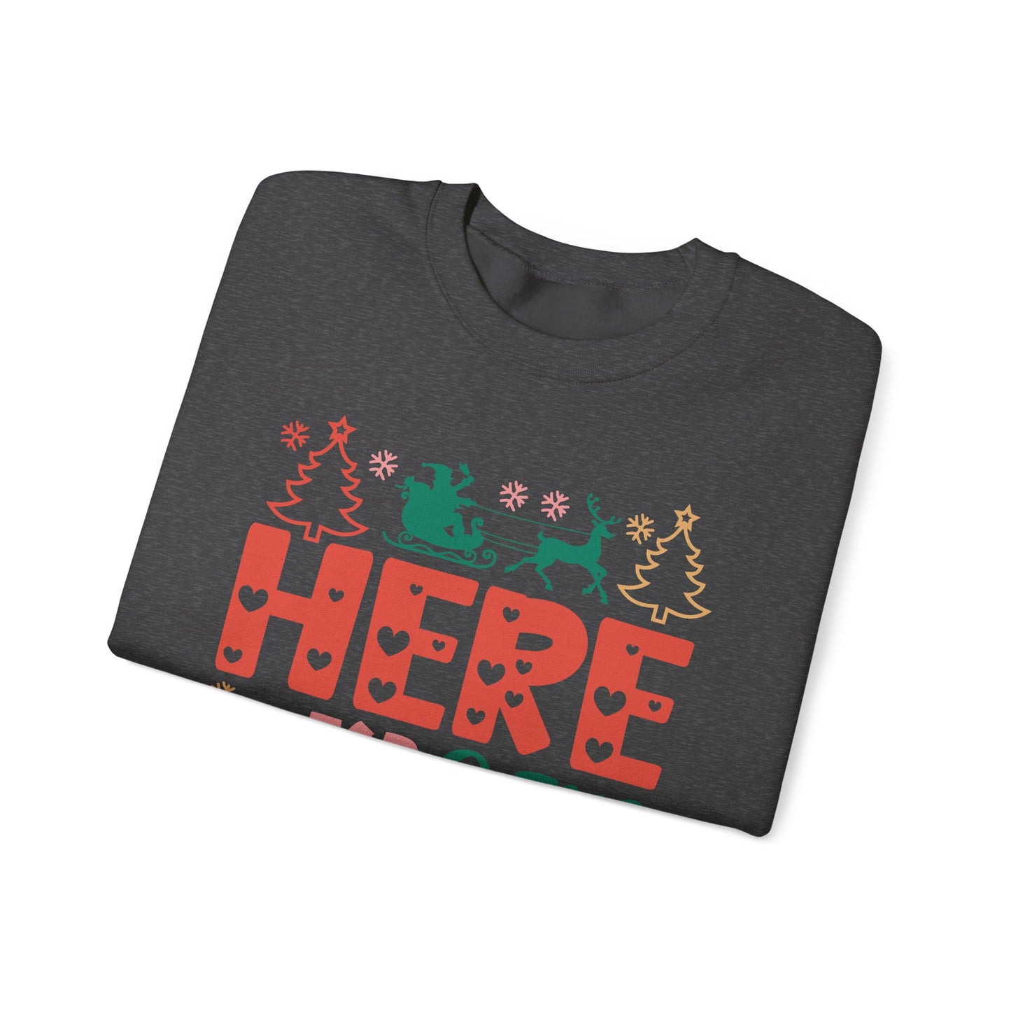 🎄🍪 Here For The Cookies Crewneck – Cute Holiday Baking Vibes