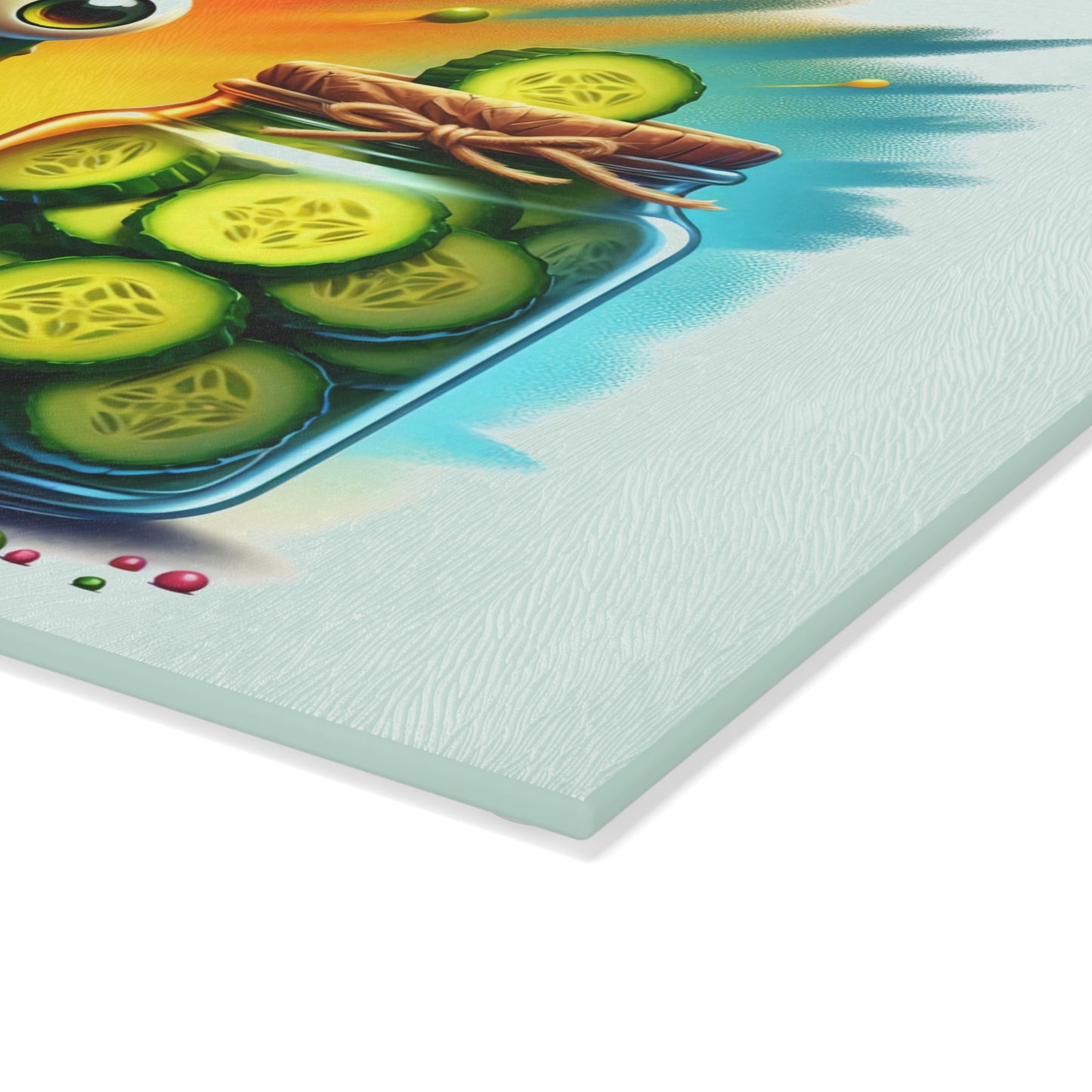 🥒😂 Funny Pickle Cutting Board – Colorful Kitchen Humor for Your Home