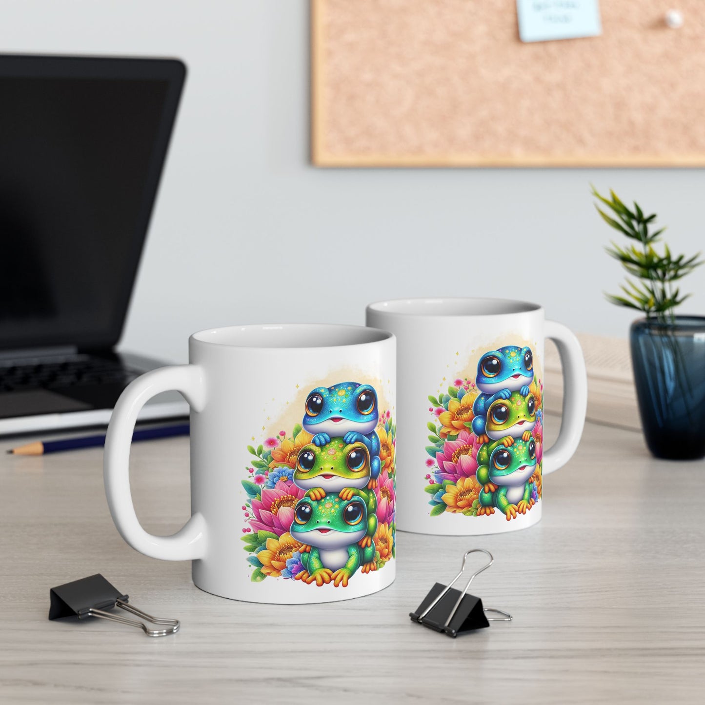 Taza de rana, taza de rana adorable, regalo para amantes de las ranas, taza con diseño de rana, taza con animales, regalo con temática de ranas, ideas para regalos de ranas, decoración de ranas, taza con anfibios