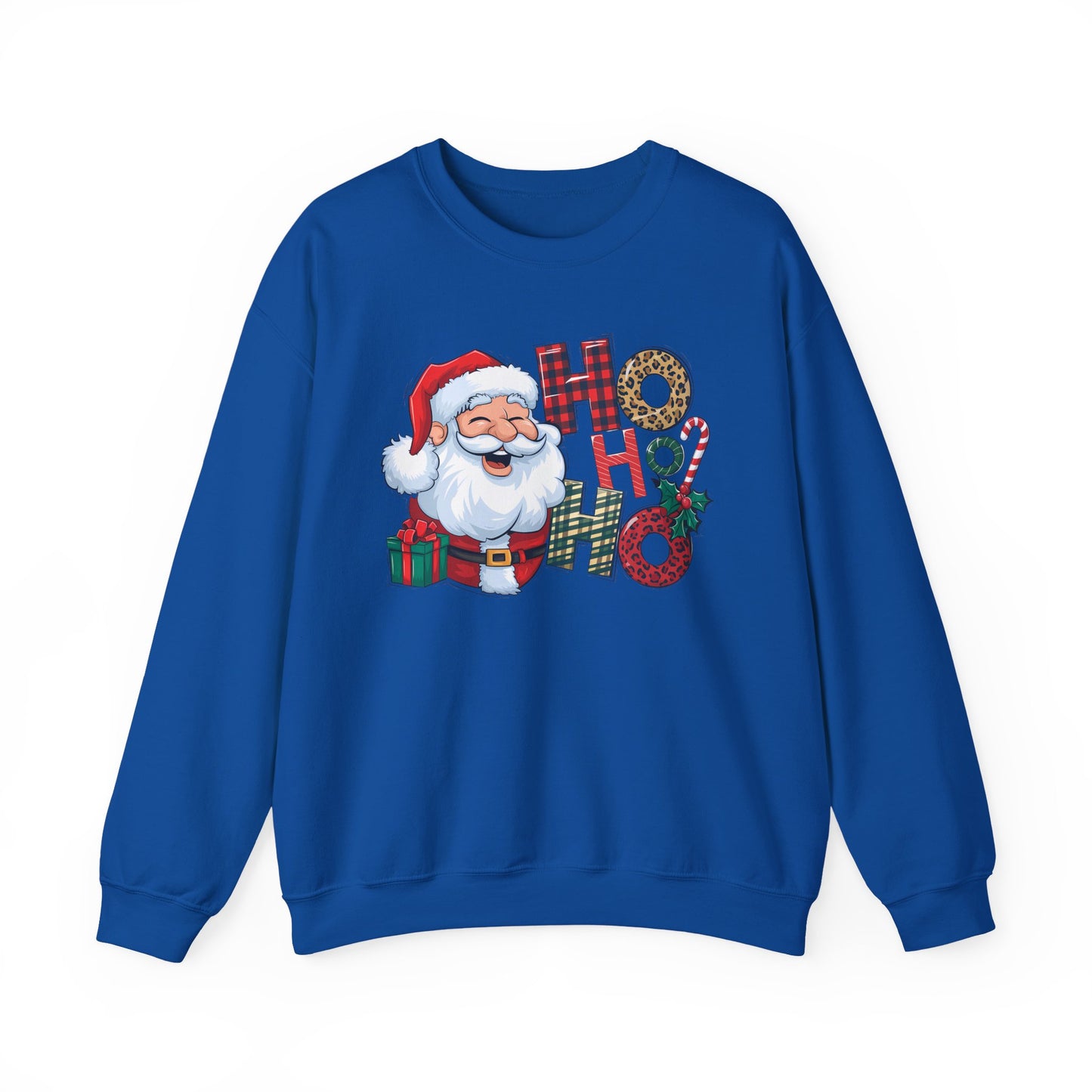 🎅✨ HO HO HO Santa Sweatshirt – Classic Holiday Cheer 🎄🎁