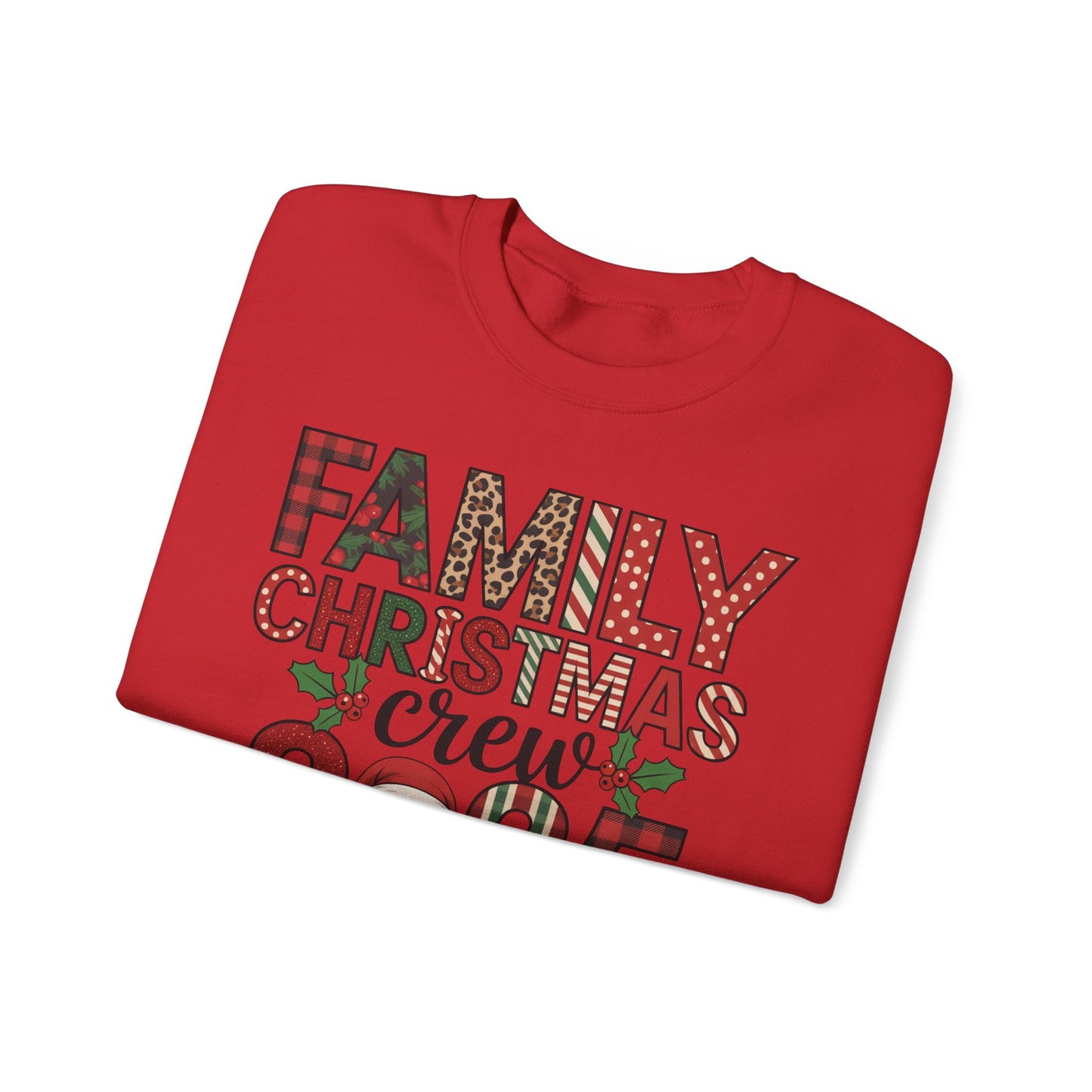 🎄👨‍👩‍👧‍👦 Family Christmas Crew 2025 Sweatshirt – Celebrate the Holidays Together 🎅✨
