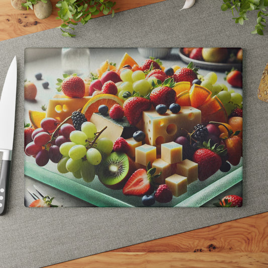 Exhibición de frutas y quesos, tabla de quesos, tabla de frutas, tabla de charcutería, bandeja de frutas, ideas para tablas de quesos, decoración de cocina, bandeja para servir