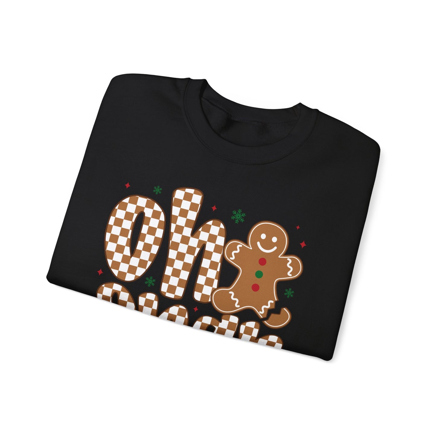 🍪✨ Oh Snap Gingerbread Crewneck – Cozy Pun for Cookie Lovers 🎄😄