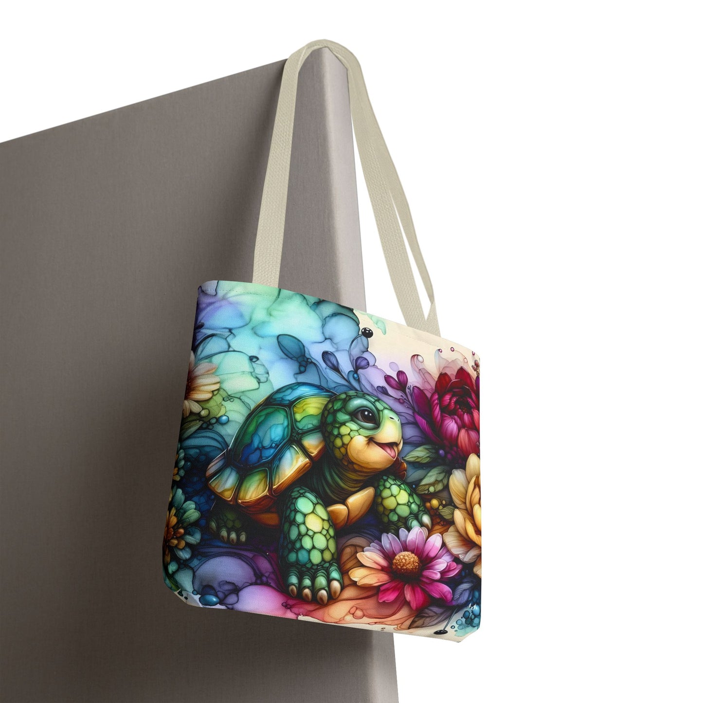 Bolsa de mano - Diseño de tortugas coloridas