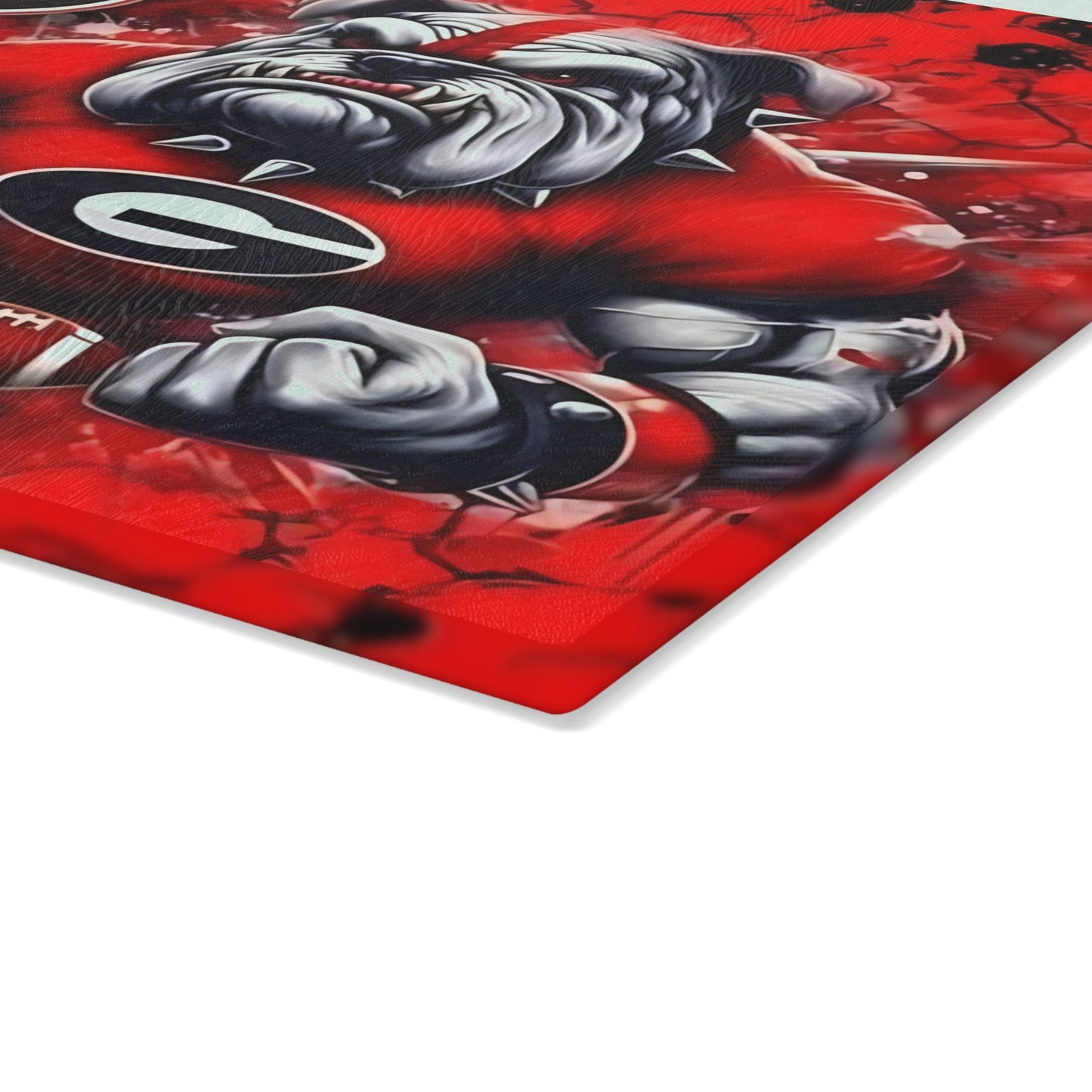 Red Dawgs Bulldog Cutting Board – Bold Spirit & Fierce Kitchen Style