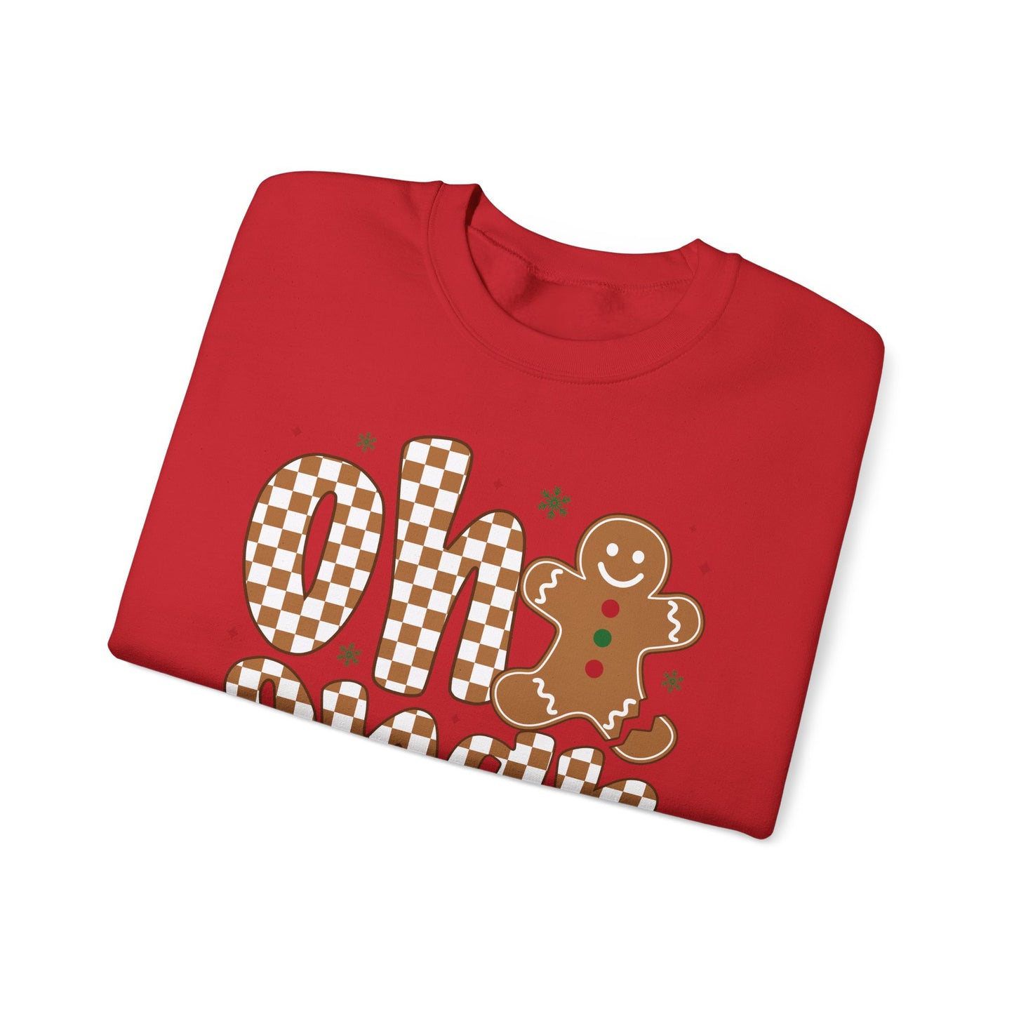 🍪✨ Oh Snap Gingerbread Crewneck – Cozy Pun for Cookie Lovers 🎄😄
