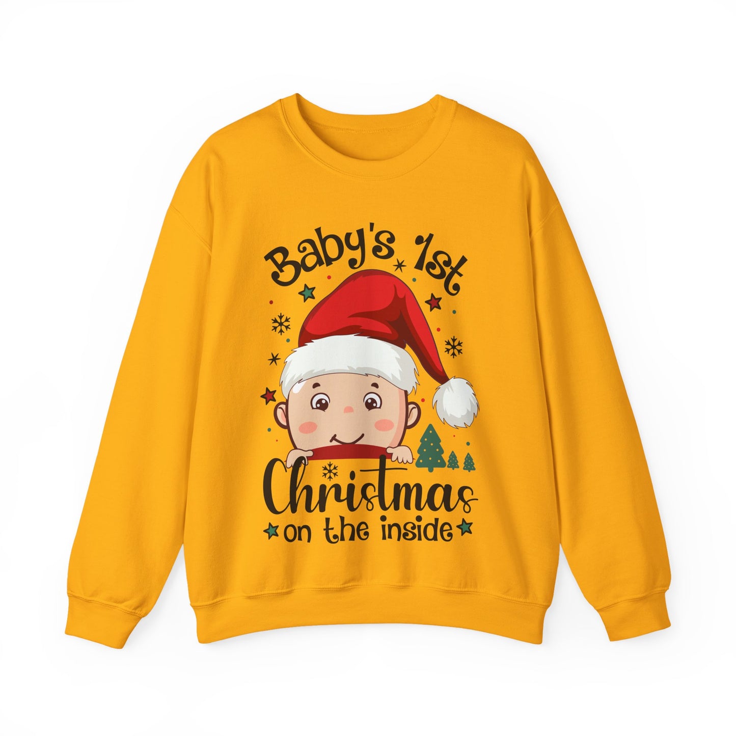 🎅🌲 Santa Baby Christmas Sweatshirt – Adorable Holiday Crewneck