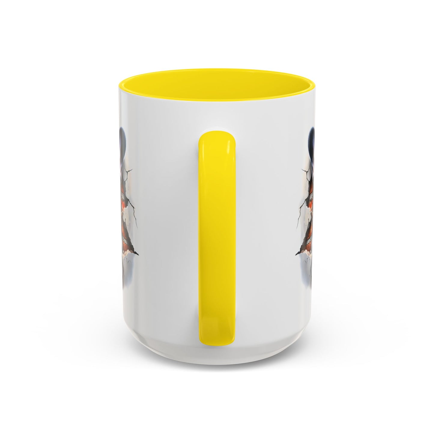 🐾🖤 Black French Bulldog Puppy Accent Mug – Cute Peek-Through Cup for Dog Lovers ☕✨