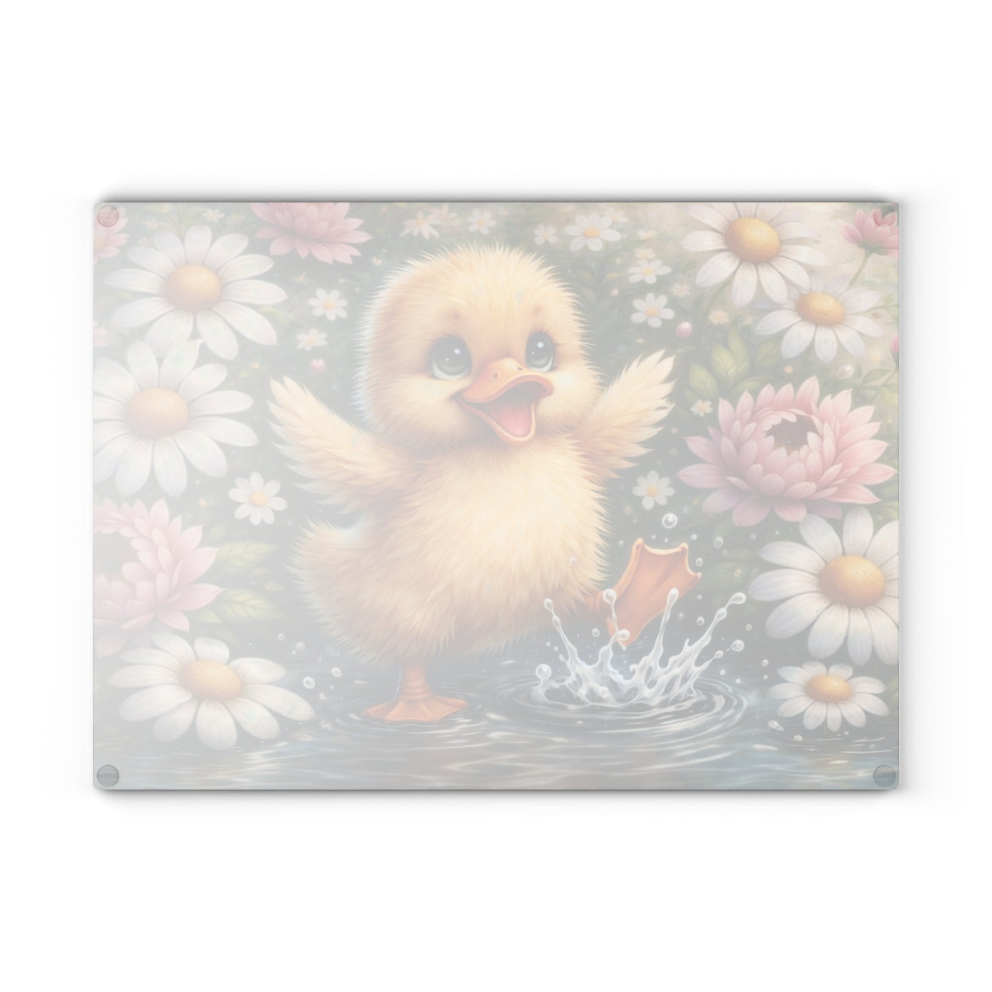 Cheerful Duckling Cutting Board – Playful Springtime Charm for Your Kitchen