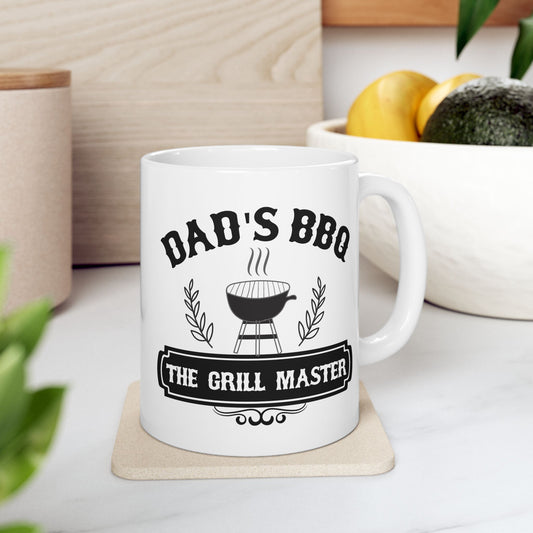 🔥☕ ASADO DE PAPÁ – Taza de café del Maestro de la Parrilla (11 oz y 15 oz) ☕🔥