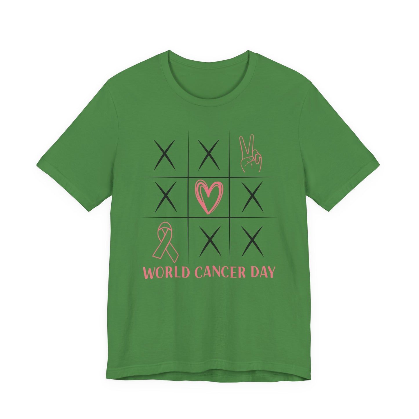 🎗️ World Cancer Day Awareness T-Shirt – Peace, Love & Hope 💕