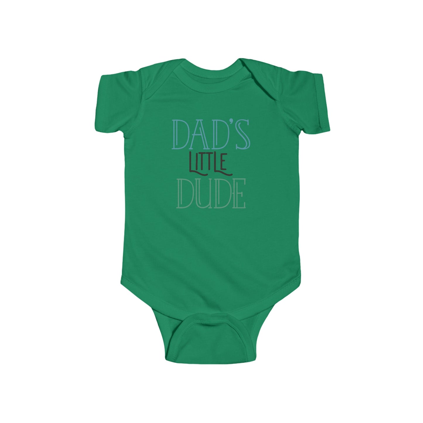Dad’s Little Dude Baby Onesie – Cool Baby Bodysuit for Boys