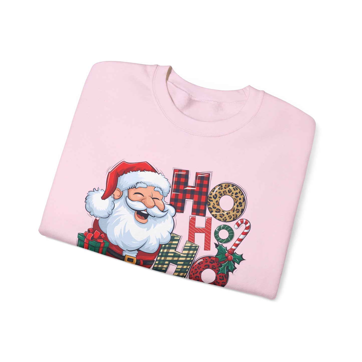 🎅✨ HO HO HO Santa Sweatshirt – Classic Holiday Cheer 🎄🎁