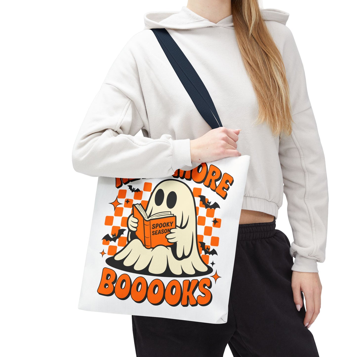 📚 Read More Booooks Halloween Tote Bag – Spooky Reads in Style 👻👜