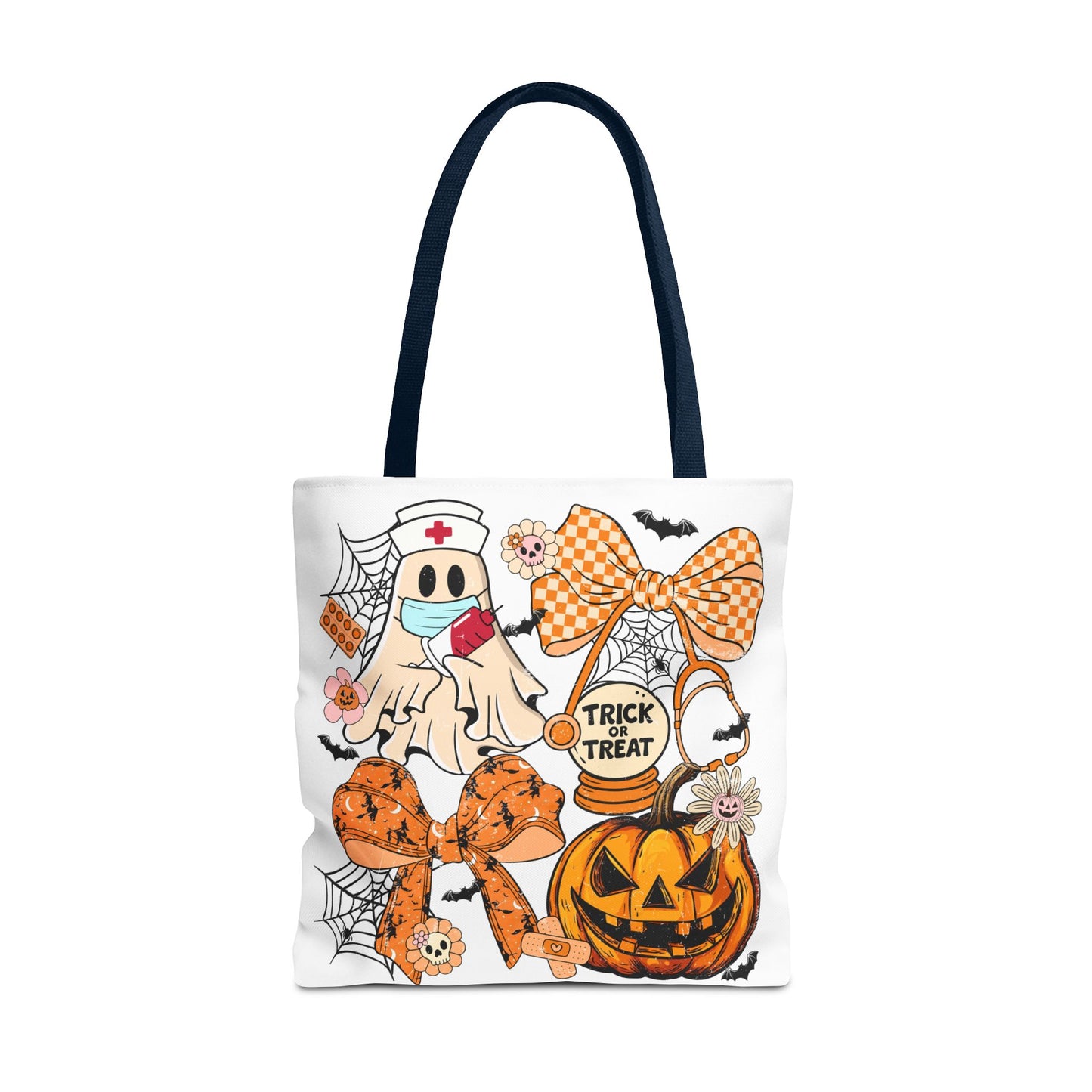 🩺 Nurse Ghost Tote Bag – Spooky Season Meets Healthcare Heroes 👻👜