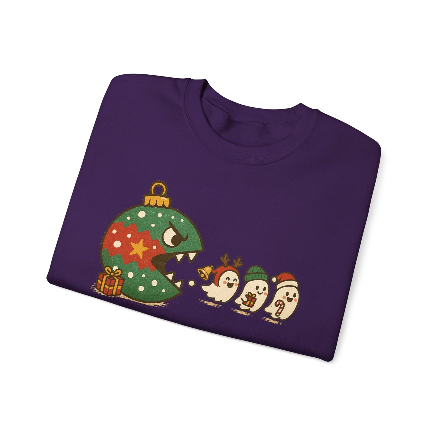 👻🎄 Chompmas Ghost Sweatshirt – Festive, Funny & Cozy 🎁✨
