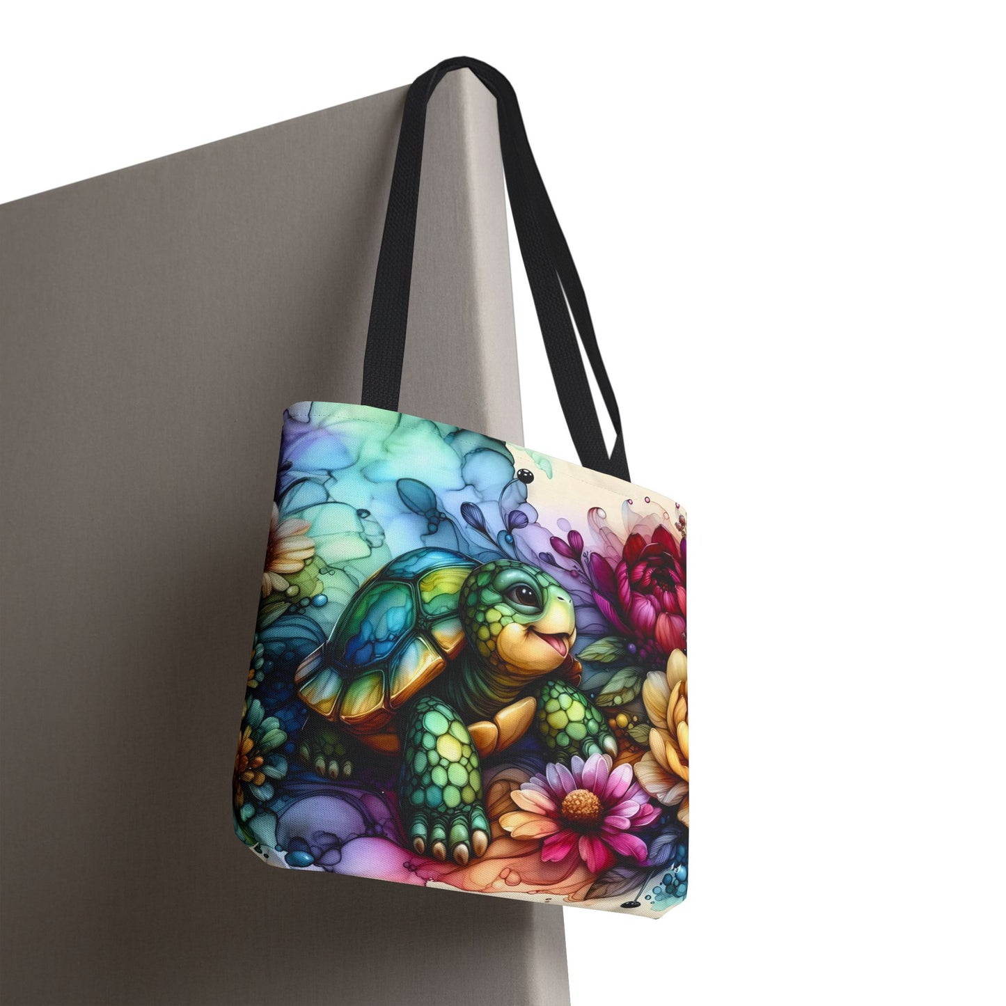 Bolsa de mano - Diseño de tortugas coloridas