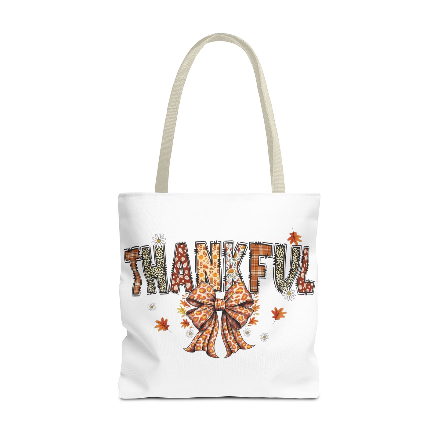 🧡 Thankful Tote Bag – Leopard Prints & Autumn Vibes in One Cozy Carryall 🍁