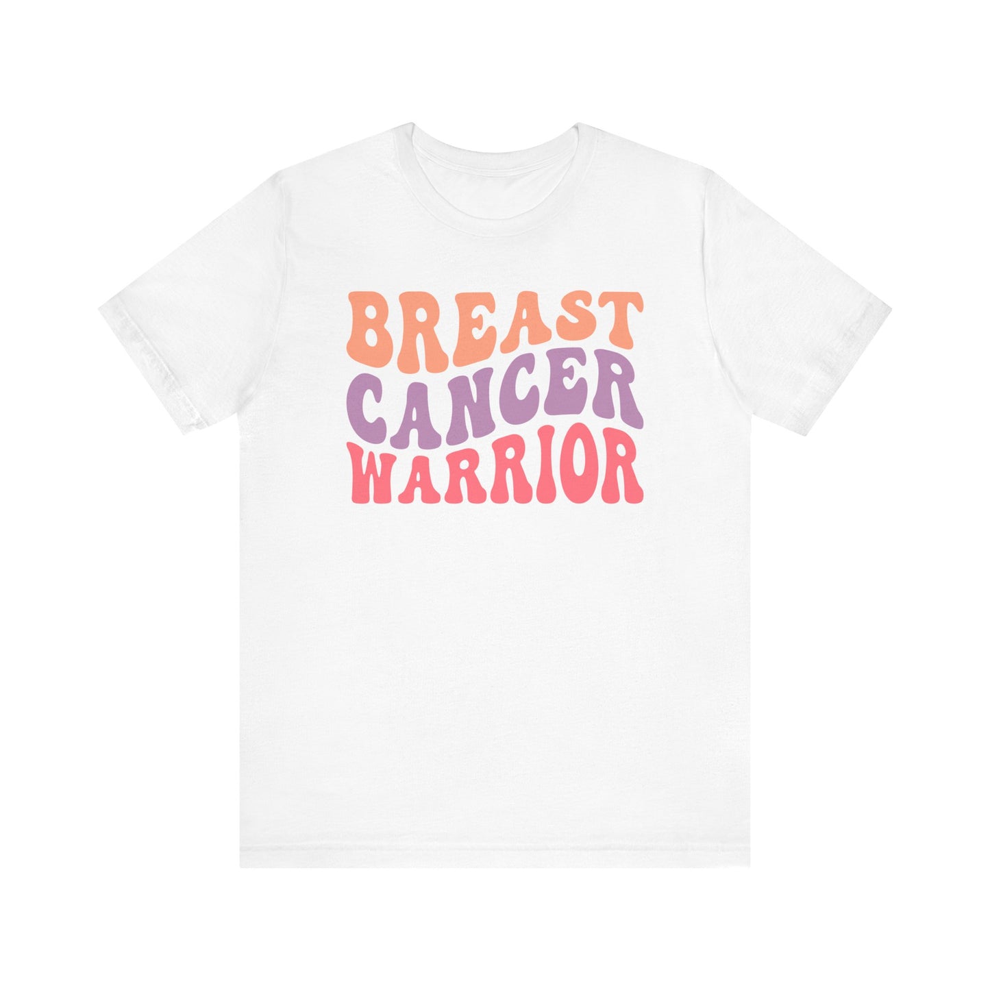 🎗️💪 Breast Cancer Warrior T-Shirt – Bold Retro Awareness Tee for Strength & Support 🌸