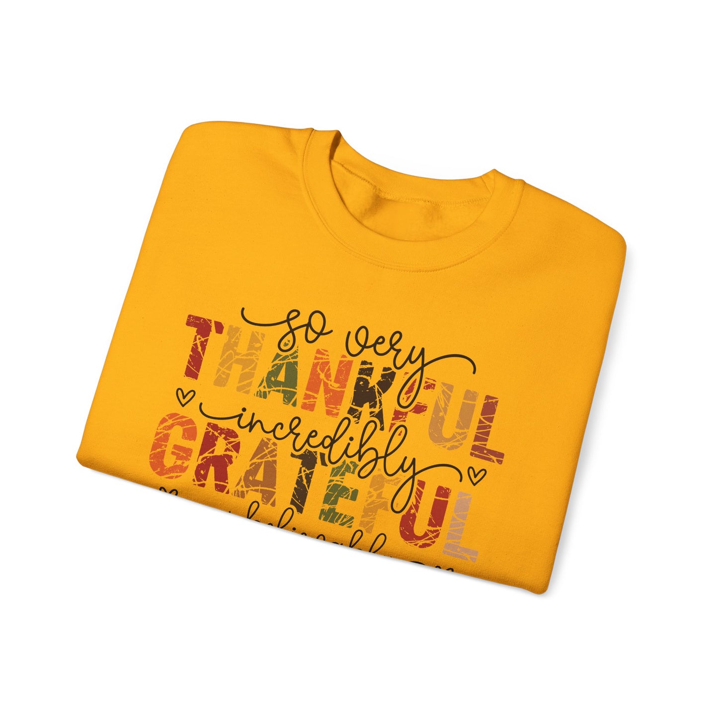 🤎✨ So Very Thankful, Incredibly Grateful, Unbelievably Blessed – Cozy Fall Sweatshirt 🍂🧡
