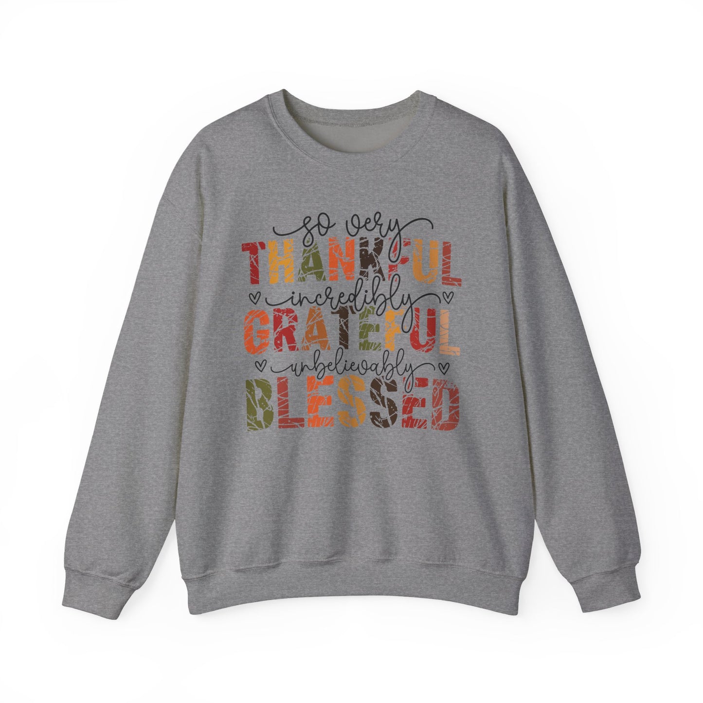 🤎✨ So Very Thankful, Incredibly Grateful, Unbelievably Blessed – Cozy Fall Sweatshirt 🍂🧡
