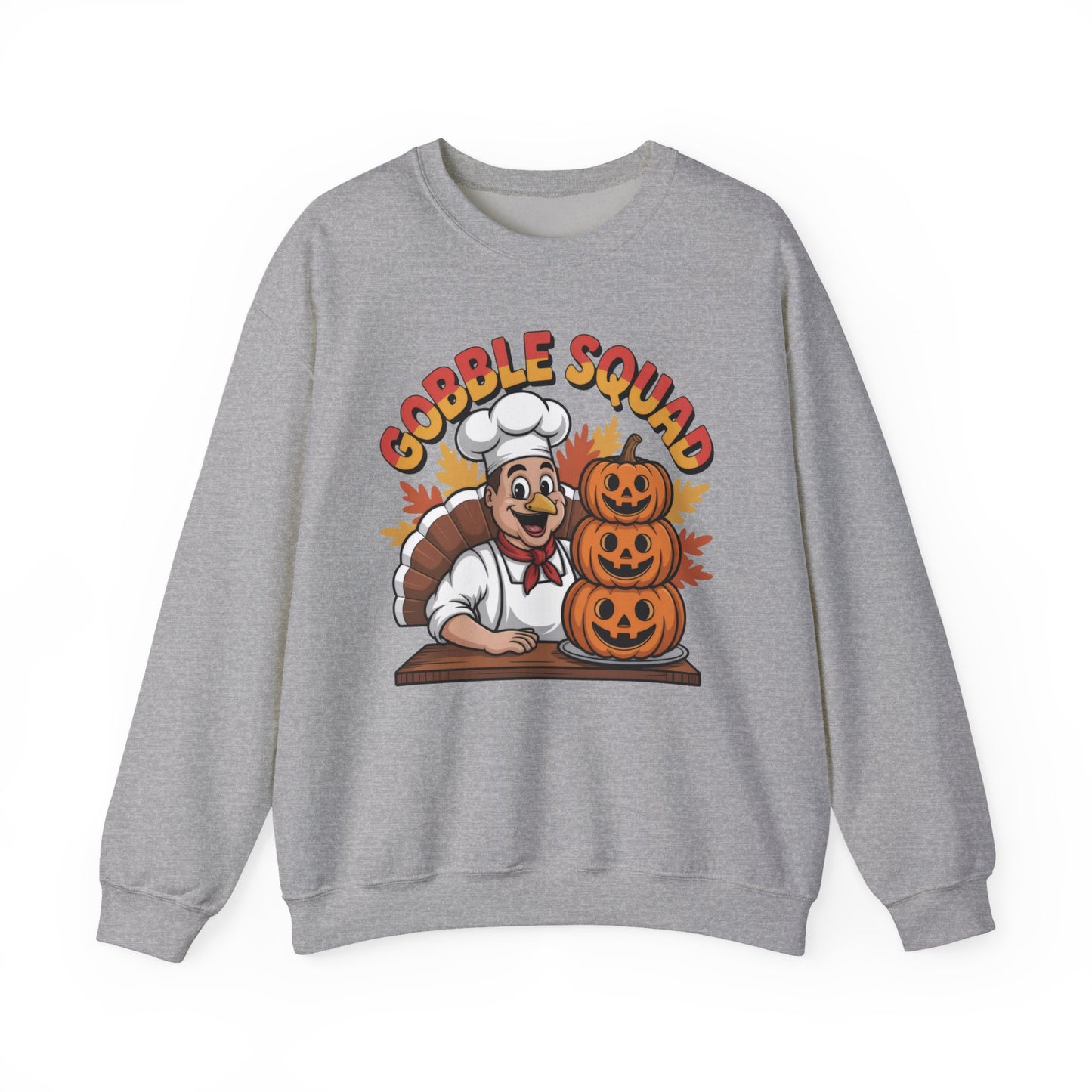 🦃🍂 Gobble Squad Thanksgiving Sweatshirt – Fun Fall Vibes for the Season