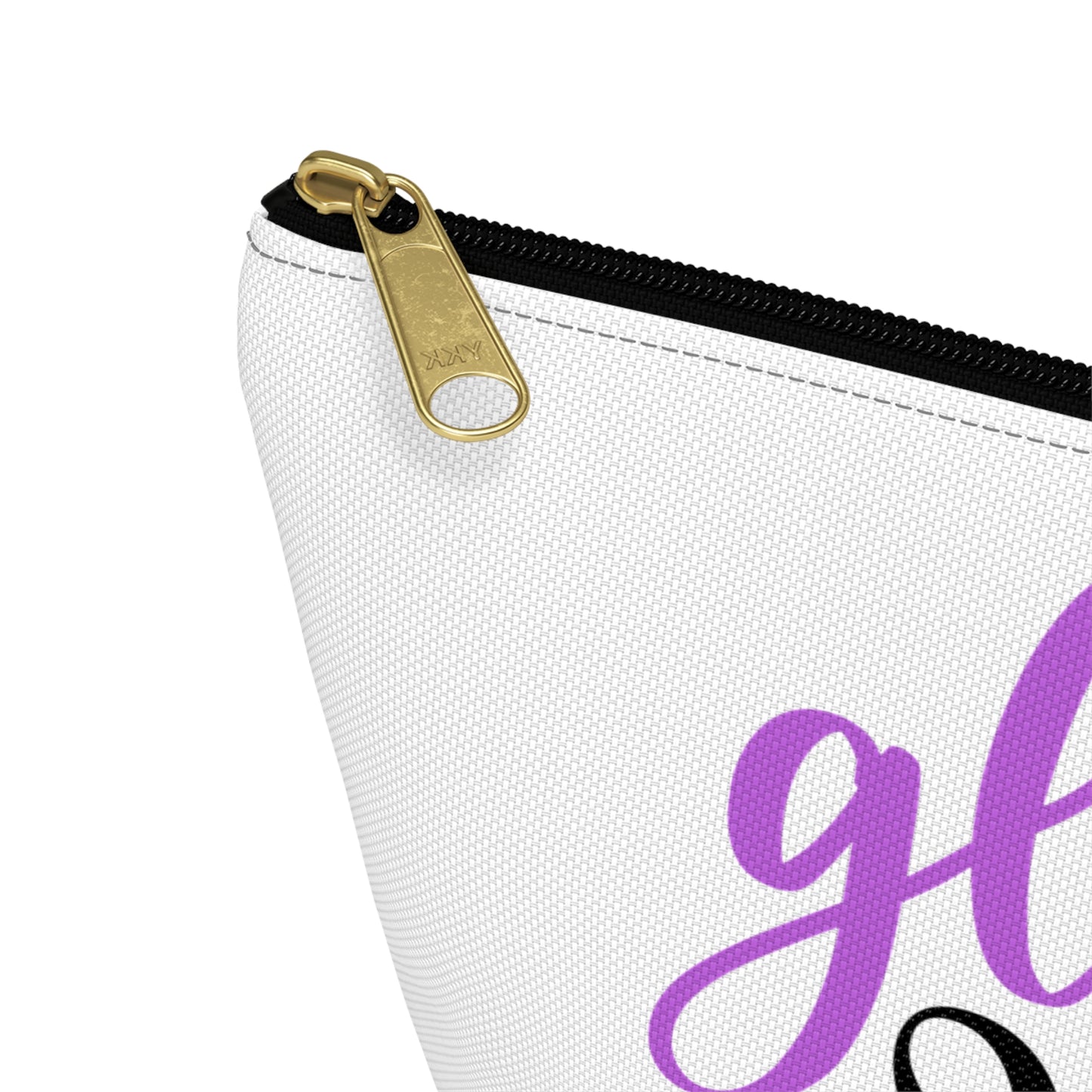 Accessory Pouch – "Gloss Boss" Purple Makeup Bag