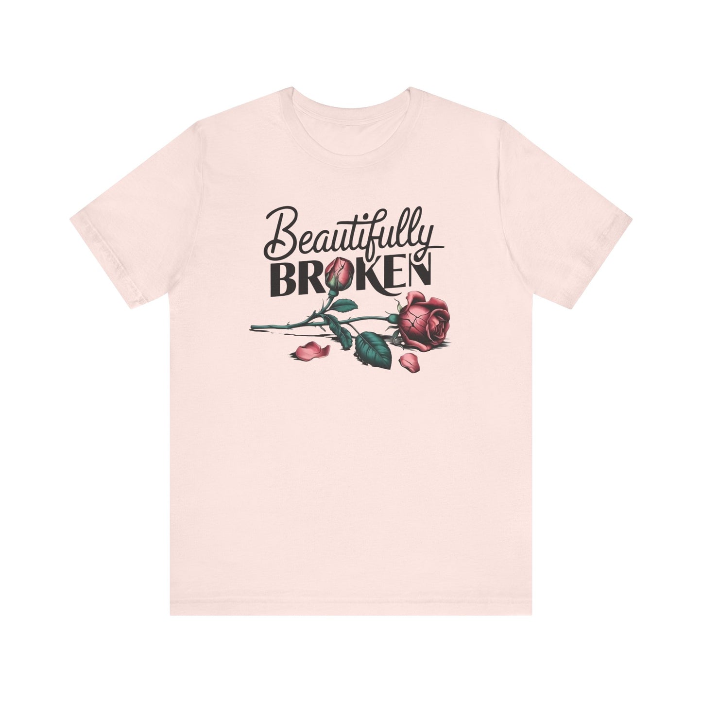 Camiseta Rosa “Beautifully Broken”: una camiseta empoderante con una elegancia suave