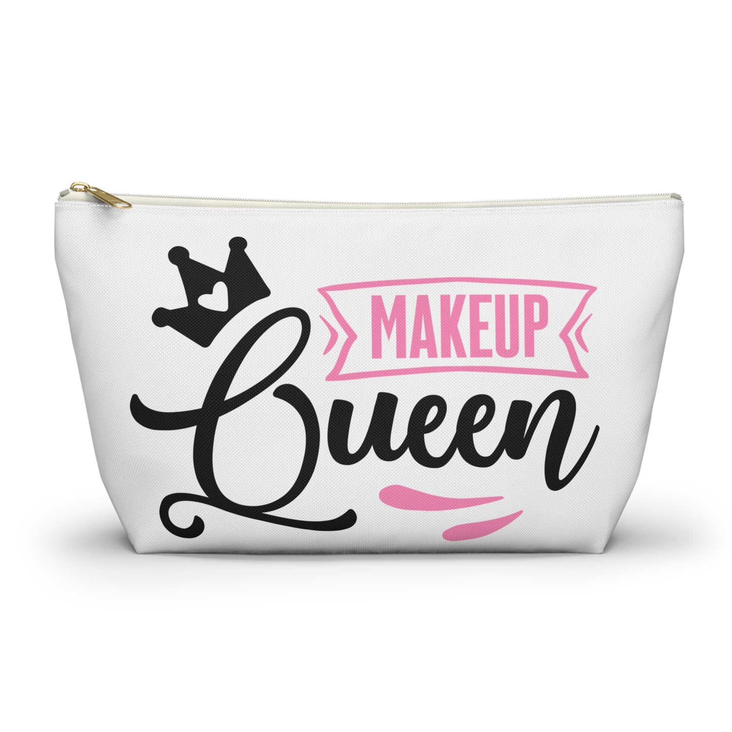 Accessory Pouch – "Makeup Queen" Pink Makeup Bag