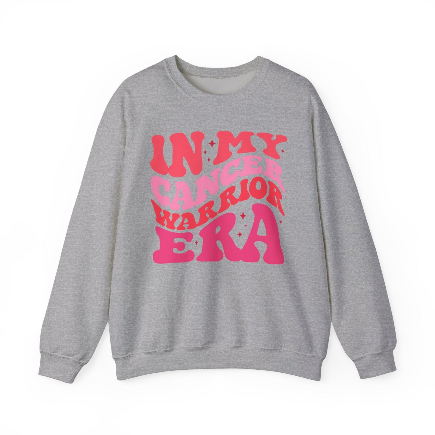 🌟🎀 In My Cancer Warrior Era Sweatshirt – Retro Breast Cancer Awareness Crewneck