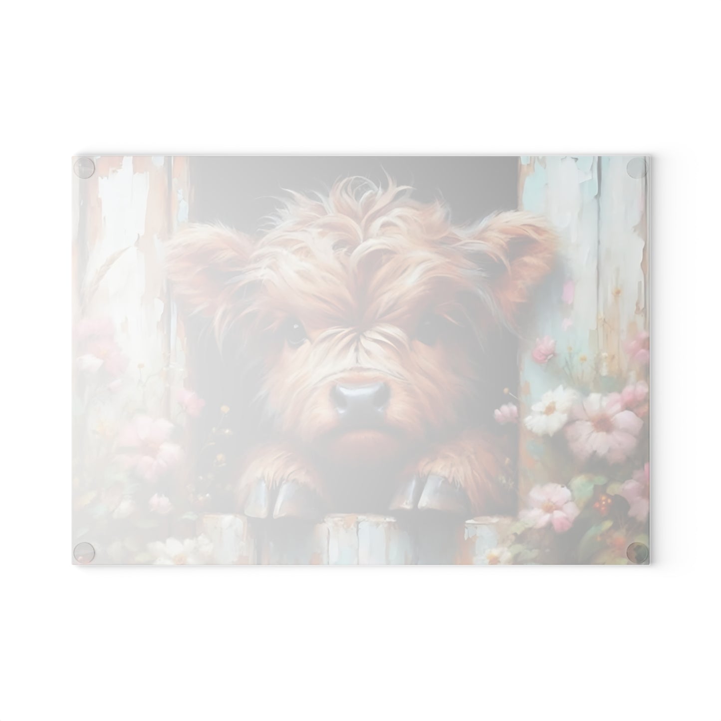 🐮 Country Charm Calf Cutting Board – Rustic Whimsy for Your Kitchen