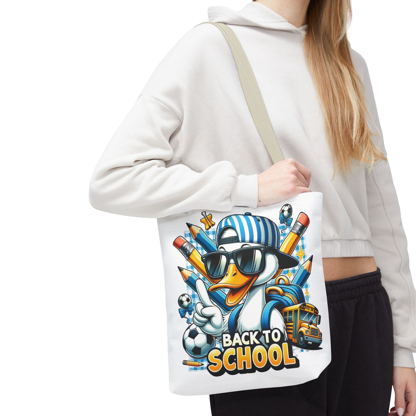 🦆 Cool Duck Back to School Tote – Waddle into the School Year in Style 🏫