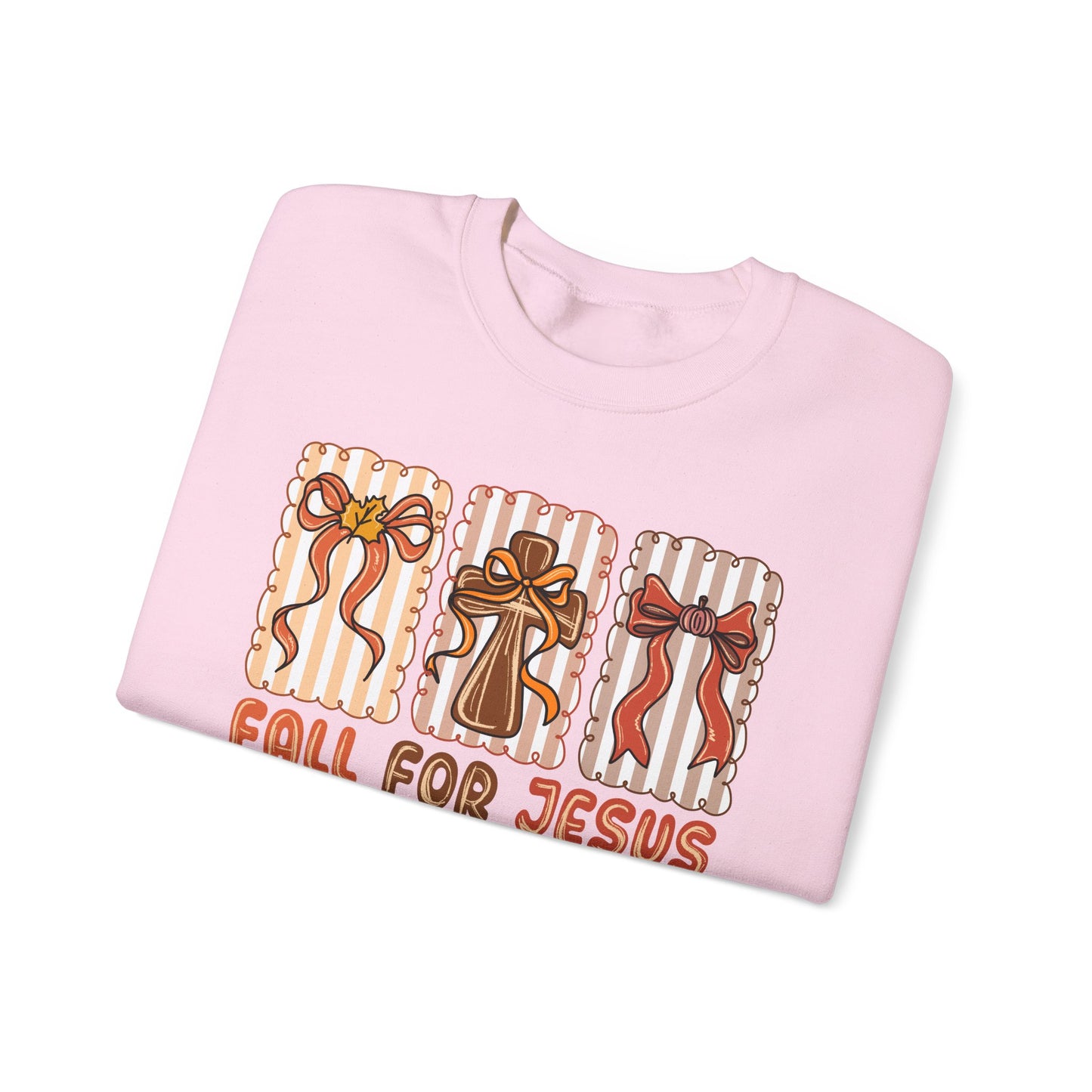 🍂✝️ Fall For Jesus – “He Never Leaves” Sweatshirt