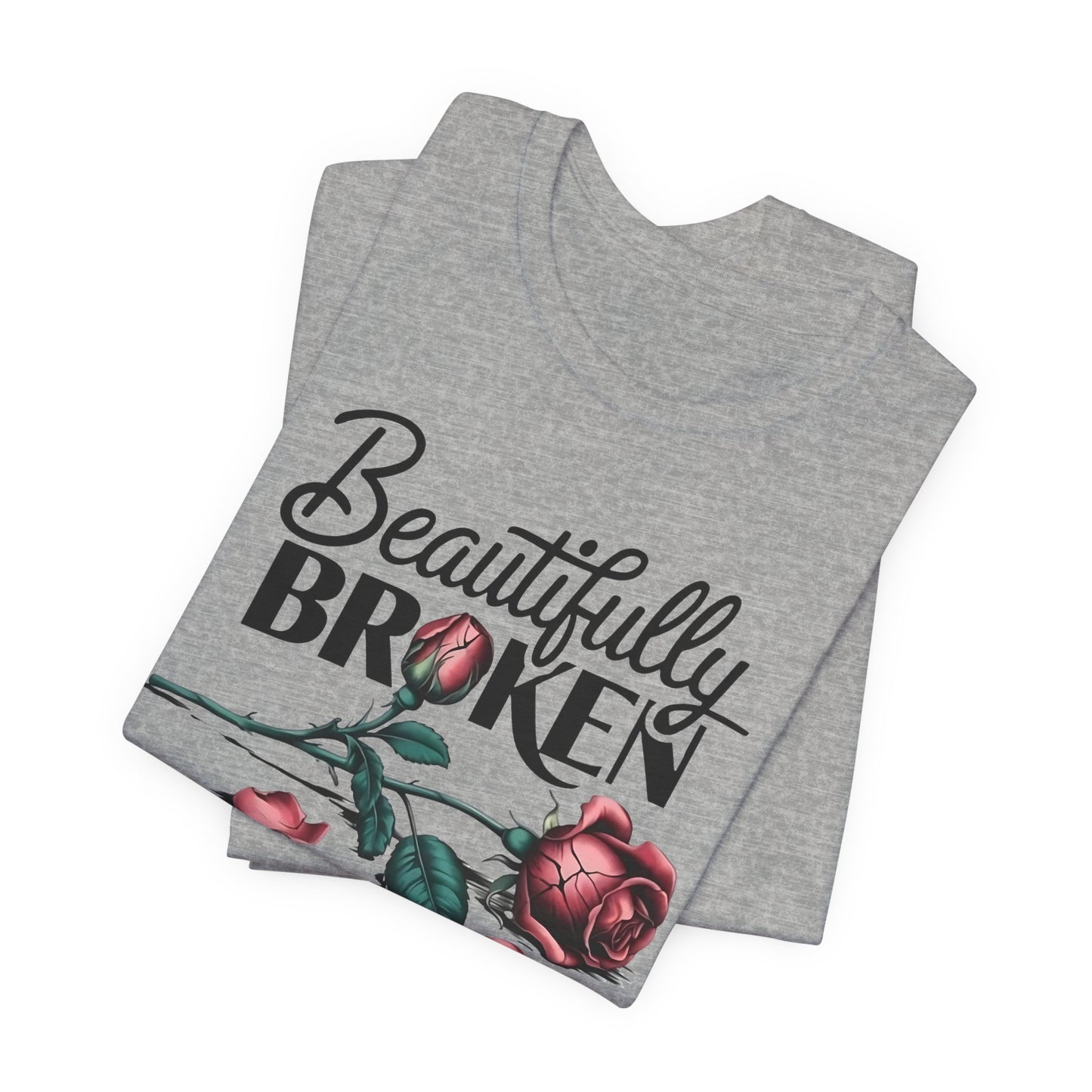 Camiseta Rosa “Beautifully Broken”: una camiseta empoderante con una elegancia suave