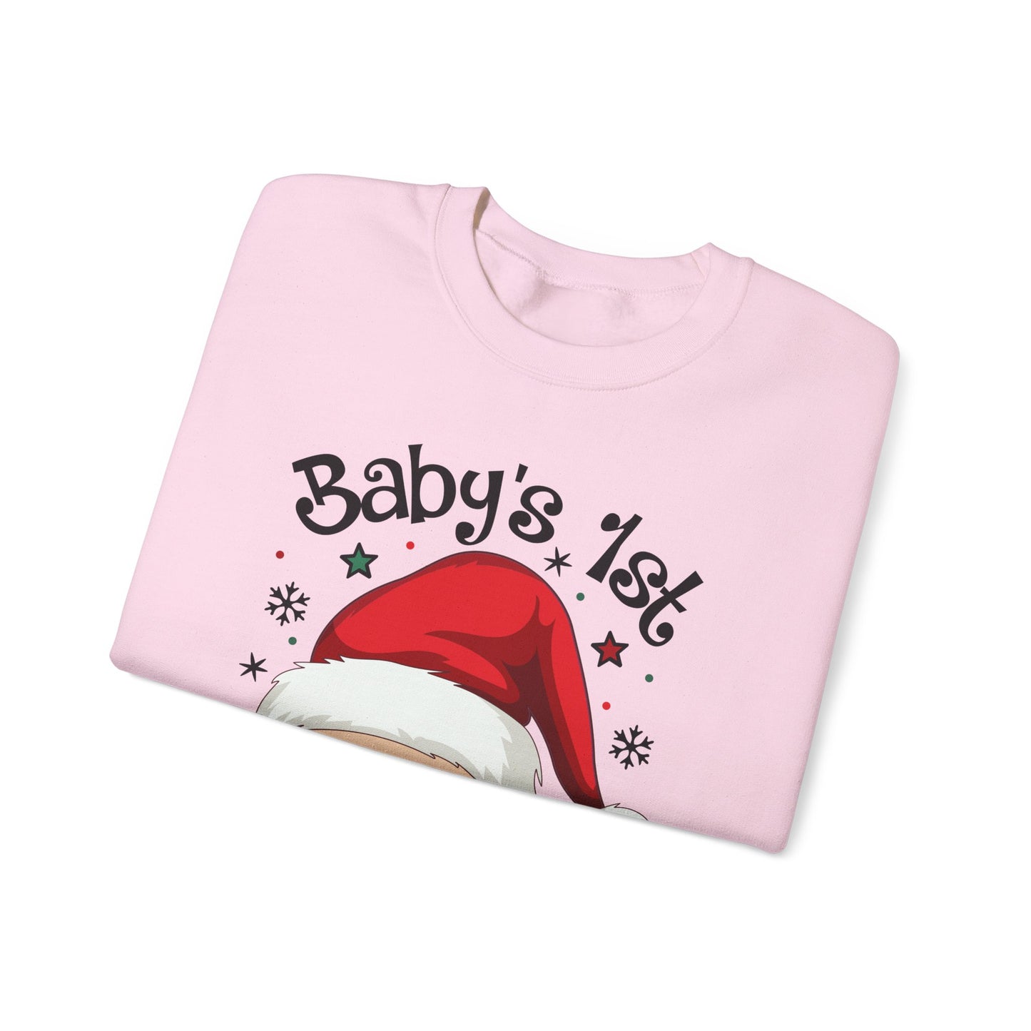 🎅🌲 Santa Baby Christmas Sweatshirt – Adorable Holiday Crewneck